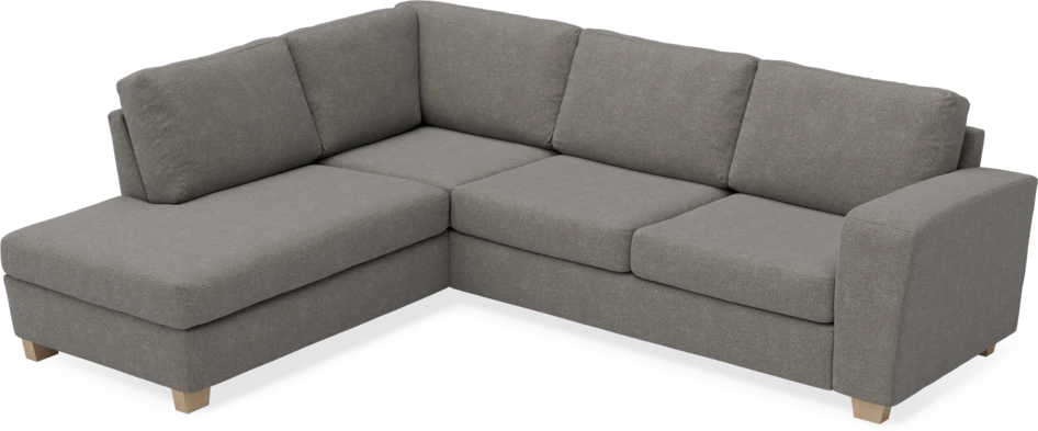 Friday - 2,5-sits soffa med divan vänster - Grå