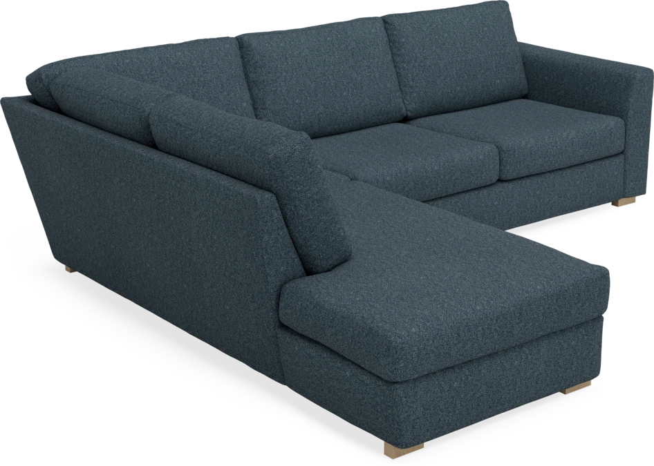 Friday - 2,5-sits soffa med divan vänster - Blå