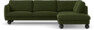 Madison Lux - 3-sits soffa med divan höger - Grön