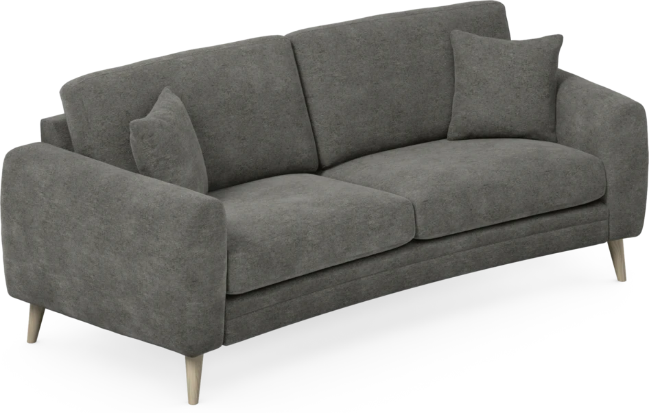 Eden - 2,5-sits soffa svängd - Grå