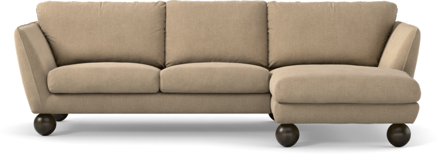 Madison - 2-sits soffa med schäslong höger - Beige