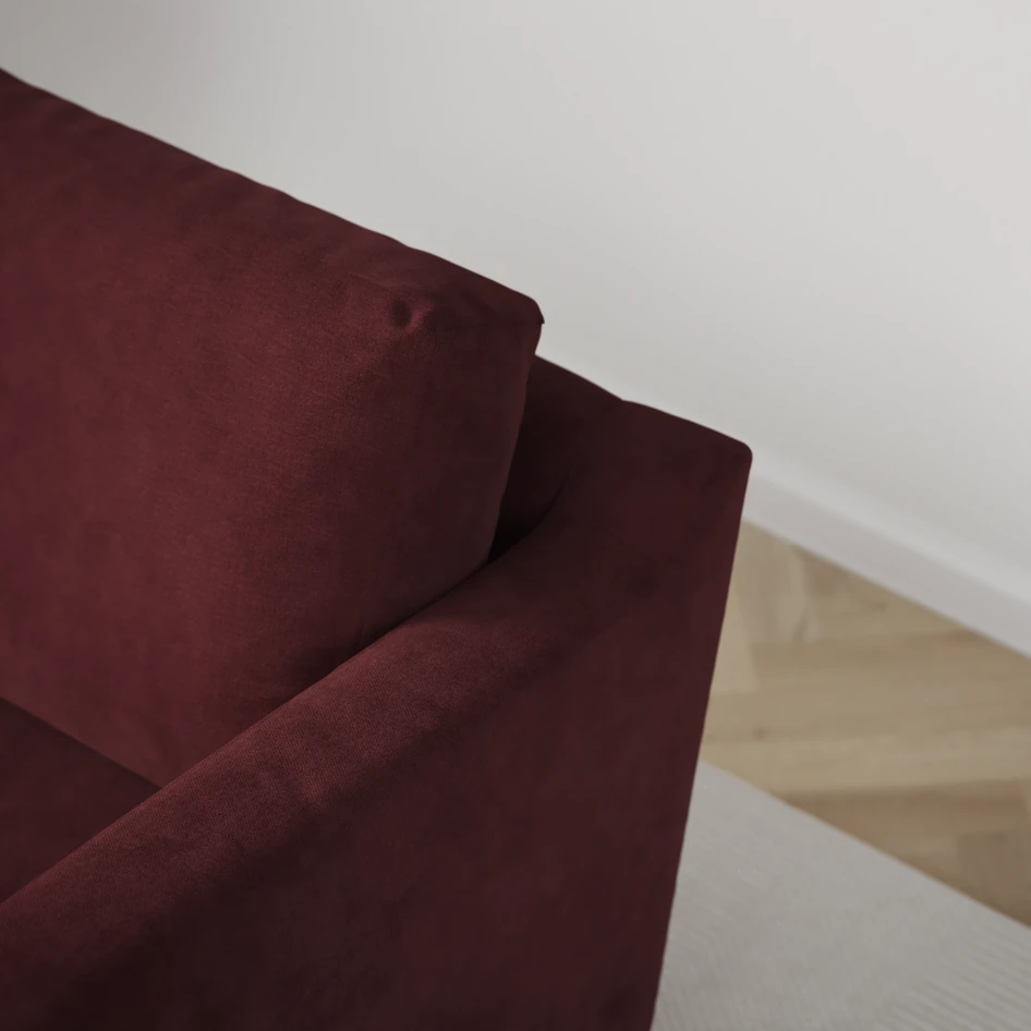 Friday - 3-sits soffa - Rosa