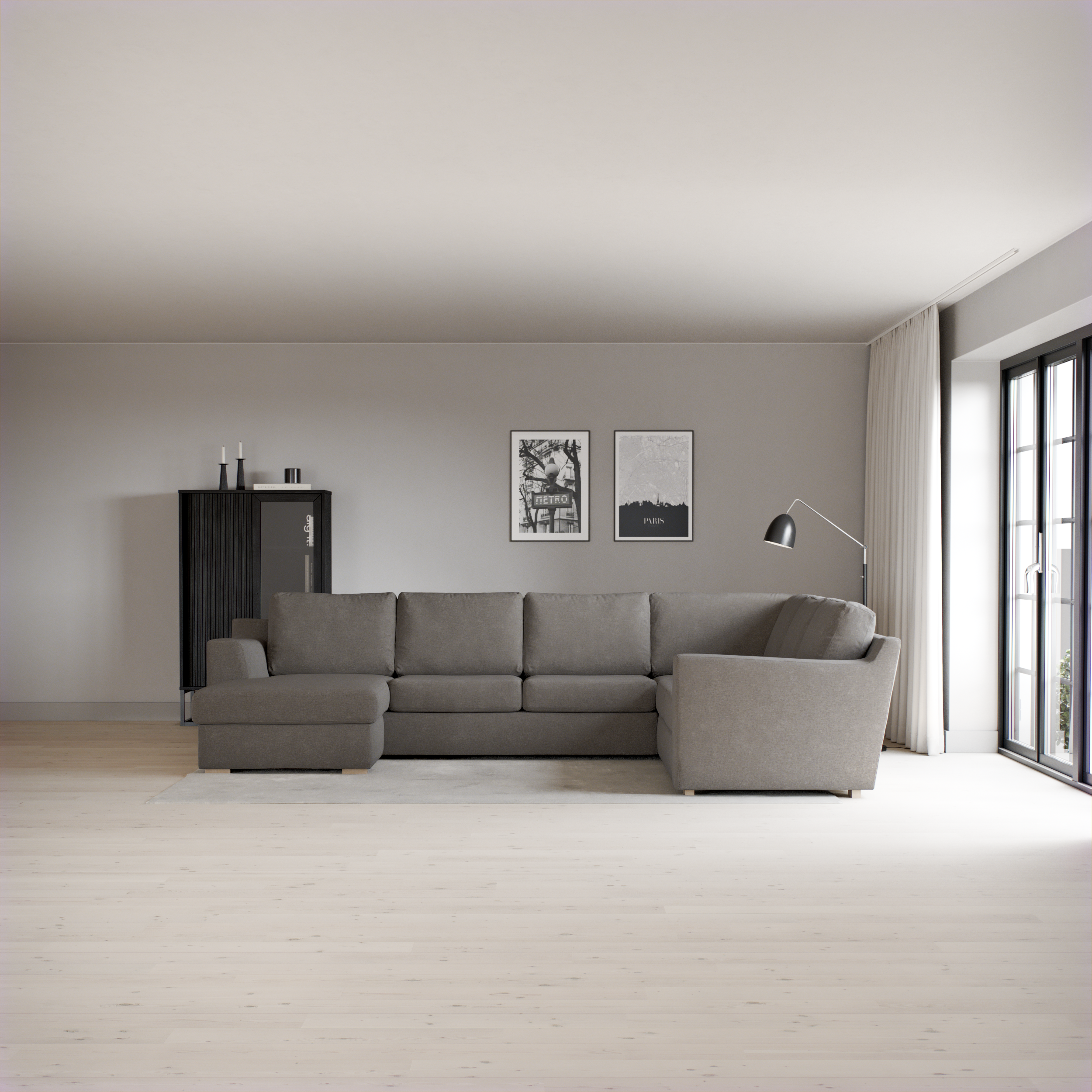 Friday - Hörnsoffa, 3+2-sits med schäslong vänster - inspiration