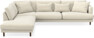 Harper - 3-sits soffa med divan vänster - Beige