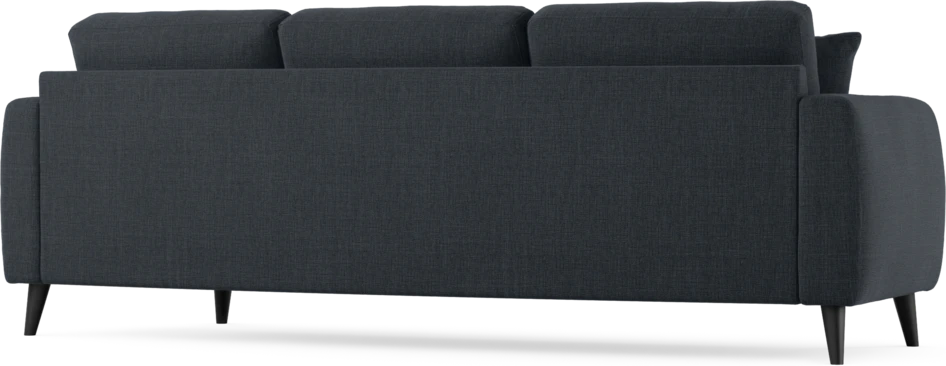 Eden - 3-sits soffa svängd - Blå