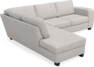 Friday - 2,5-sits soffa med divan vänster - Grå