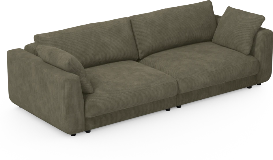 Amie - Bäddsoffa 4-sits - Grön