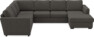Friday - Hörnsoffa, 2+3-sits med schäslong höger - Grå