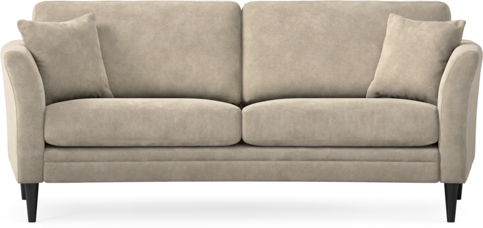 Eden - 2,5-sits soffa svängd - Beige