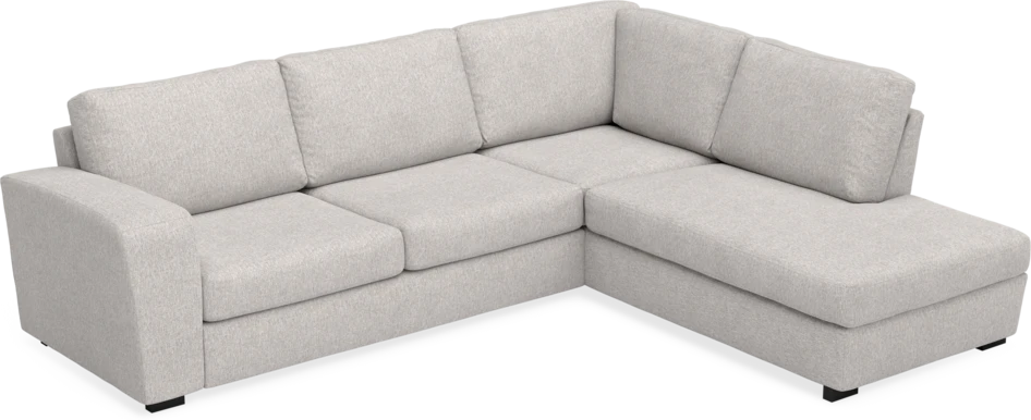 Friday - 2,5-sits soffa med divan höger - Grå