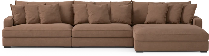 Rossi, 4-sits soffa med schäslong XL höger