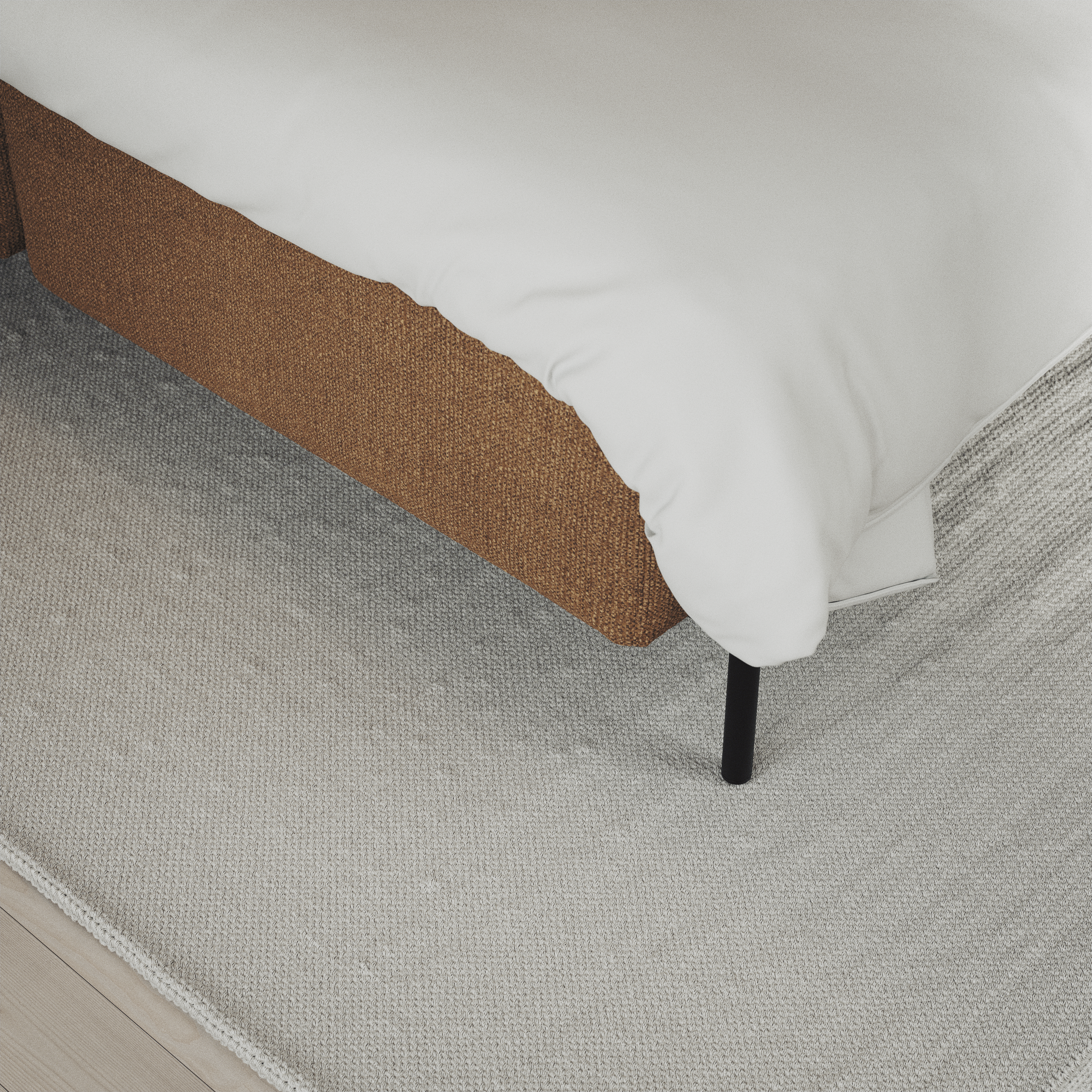 Delux Exclusive - Kontinentalsäng, enkelsäng 120 cm med bäddmadrass och sängben - inspiration
