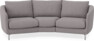 Madison - 3-sits soffa svängd, 70 cm - Grå