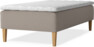 Delux Dream - Ramsäng, enkelsäng med bäddmadrass - Beige