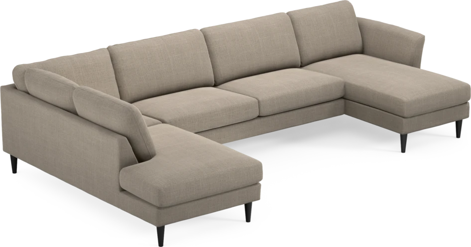 Bridge - 3-sits soffa med divan vänster och schäslong höger - Beige