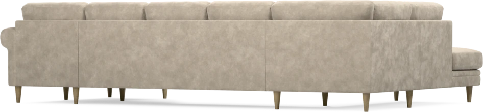 Eden - 3-sits soffa med divan vänster och schäslong höger - Beige
