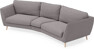 Madison - 3-sits soffa svängd, 90 cm - Grå
