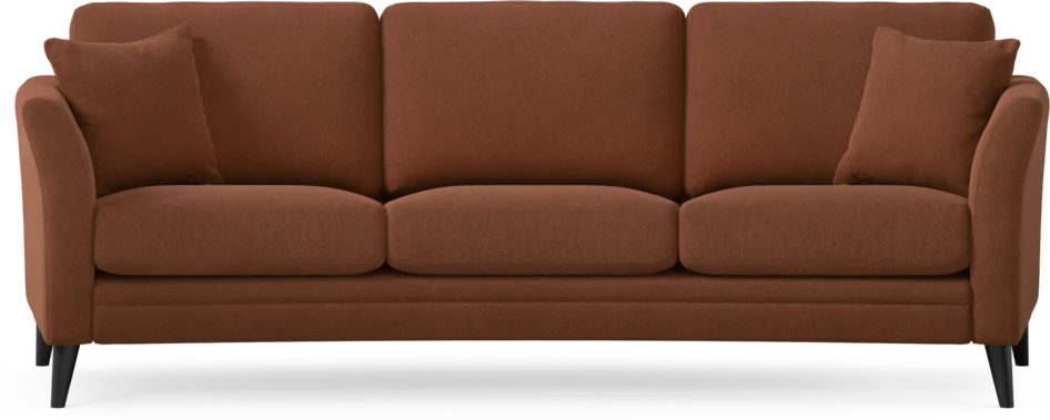 Eden - 3-sits soffa svängd - Orange