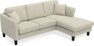 Eden - 2-sits soffa med schäslong - Beige