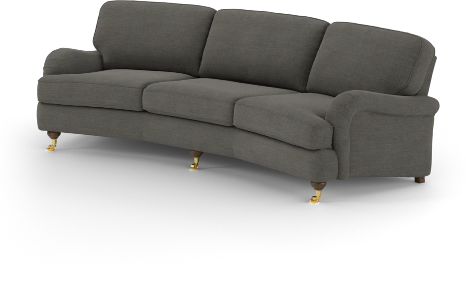 Oxford - 3-sits soffa svängd - Grå