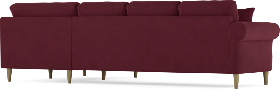Eden - Hörnsoffa, 3+1-sits - Röd