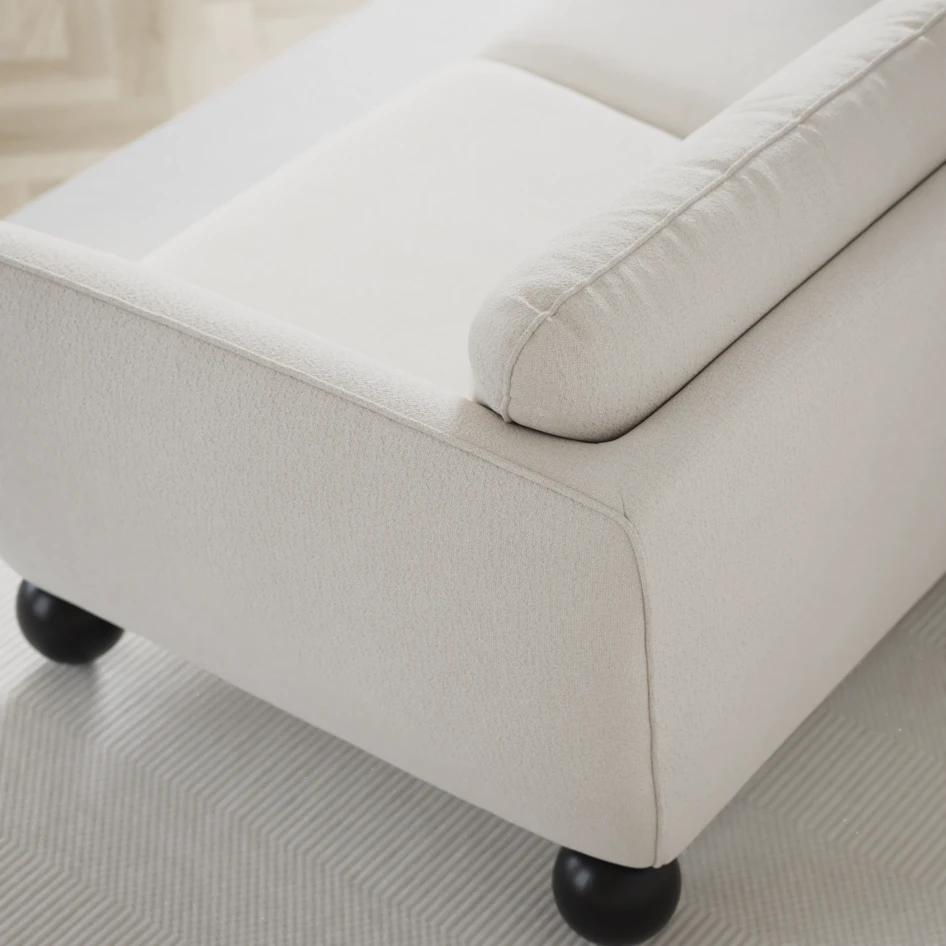 Madison Lux - 2-sits soffa med divan vänster och schäslong höger - Beige