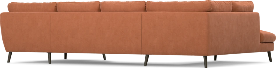 Madison - 2-sits soffa med divan vänster och schäslong höger - Orange