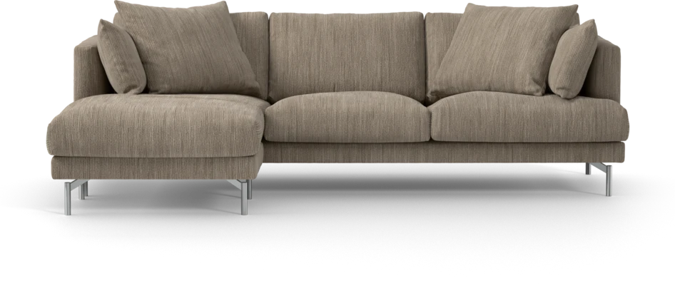 Harper - 4-sits med schäslong vänster - Beige