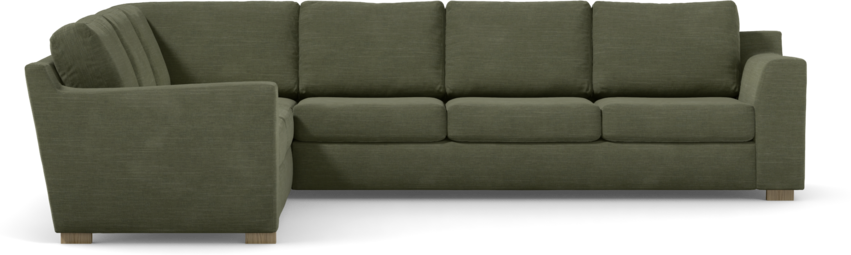 Friday - Hörnsoffa, 2+3-sits - Grön