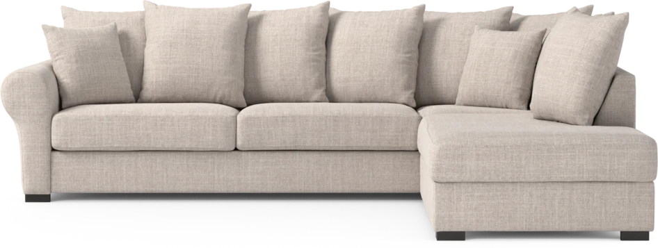 Town - 3-sits soffa med divan höger - Beige