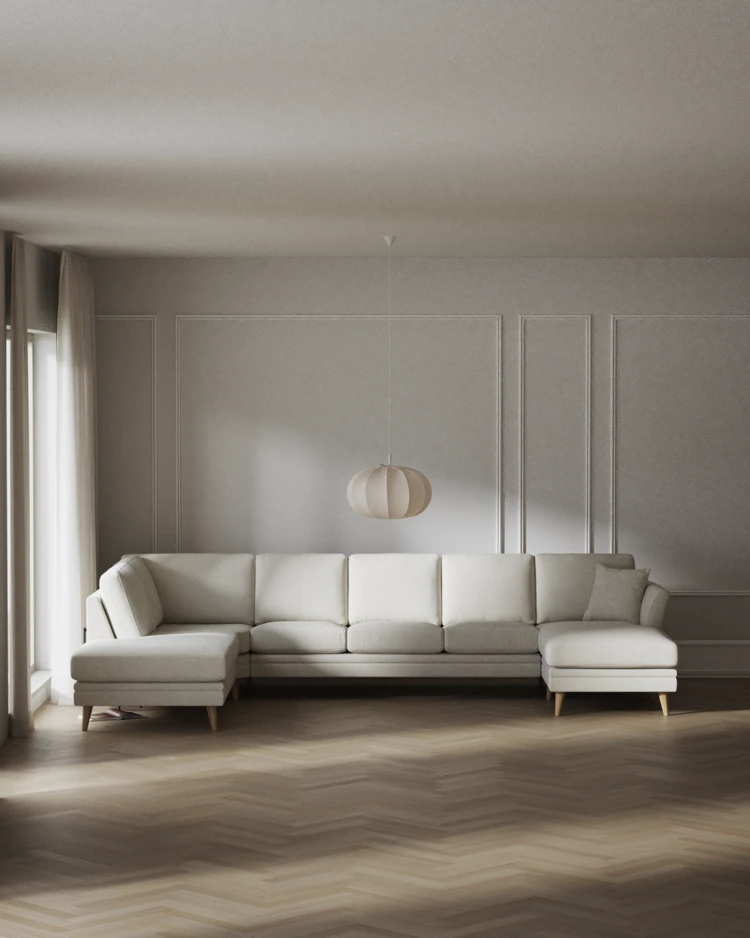 Eden - 3-sits soffa med divan vänster och schäslong höger - inspiration