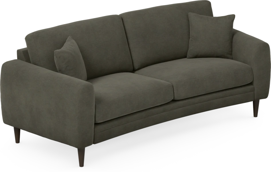 Eden - 2,5-sits soffa svängd - Grå