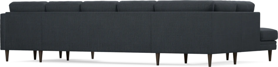 Eden - 3-sits soffa med divan vänster och schäslong höger - Blå