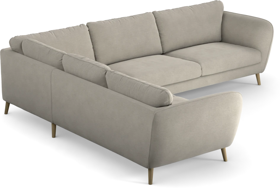 Madison Lux - Hörnsoffa 2+3-sits, hörn 1 - Grå