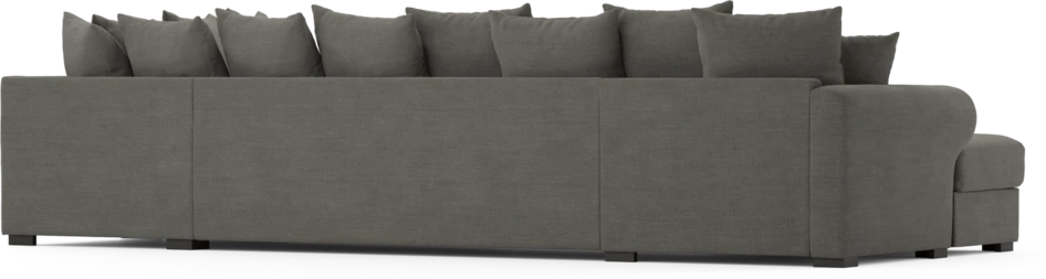 Town - 3-sits soffa med divan höger och schäslong vänster - Grå