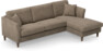 Eden - 2,5-sits soffa med schäslong - Brun