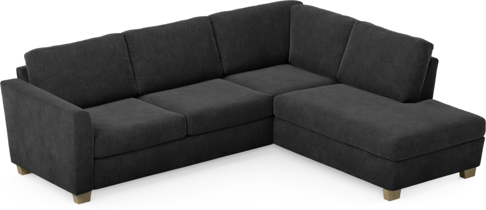 Friday - 2,5-sits soffa med divan höger - Blå