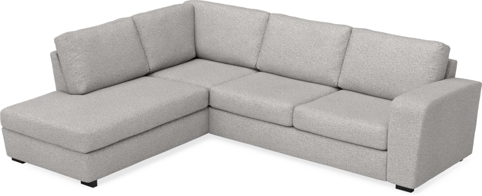 Friday - 2,5-sits soffa med divan vänster - Vit