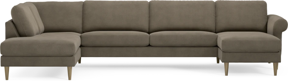 Bridge - 3-sits soffa med divan vänster och schäslong höger - Beige