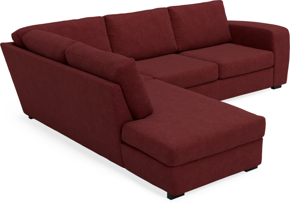 Friday - 2,5-sits soffa med divan vänster - Rosa
