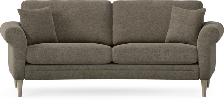 Eden - 2,5-sits soffa svängd - Brun