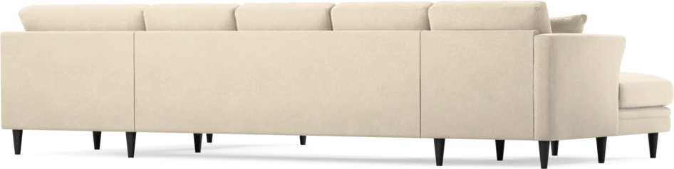 Eden - 3-sits soffa med schäslong vänster och divan höger - Beige