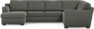 Friday - Hörnsoffa, 3+2-sits med schäslong vänster - Grå