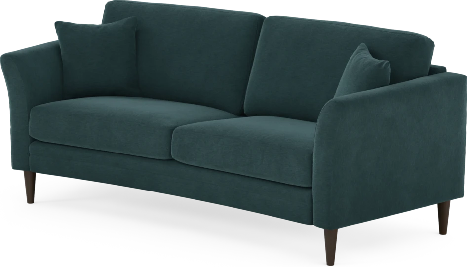 Eden - 2,5-sits soffa svängd - Blå
