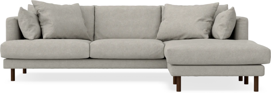 Harper - 4-sits med schäslong höger  - Beige