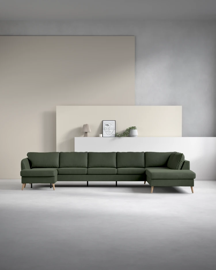 County - 4-sits soffa med schäslong vänster och divan höger - inspiration
