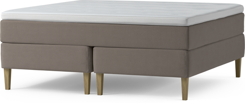 Delux Dream - Kontinentalsäng, dubbelsäng med bäddmadrass och sängben