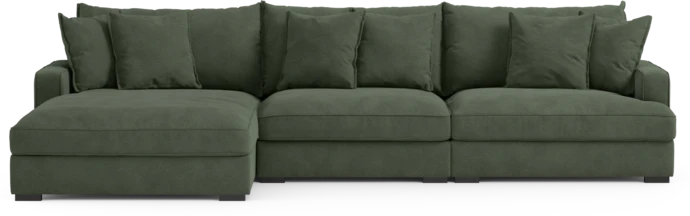 Rossi, 3-sits soffa med schäslong vänster