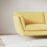 Madison Lux - 2-sits soffa med divan vänster och schäslong höger - Gul