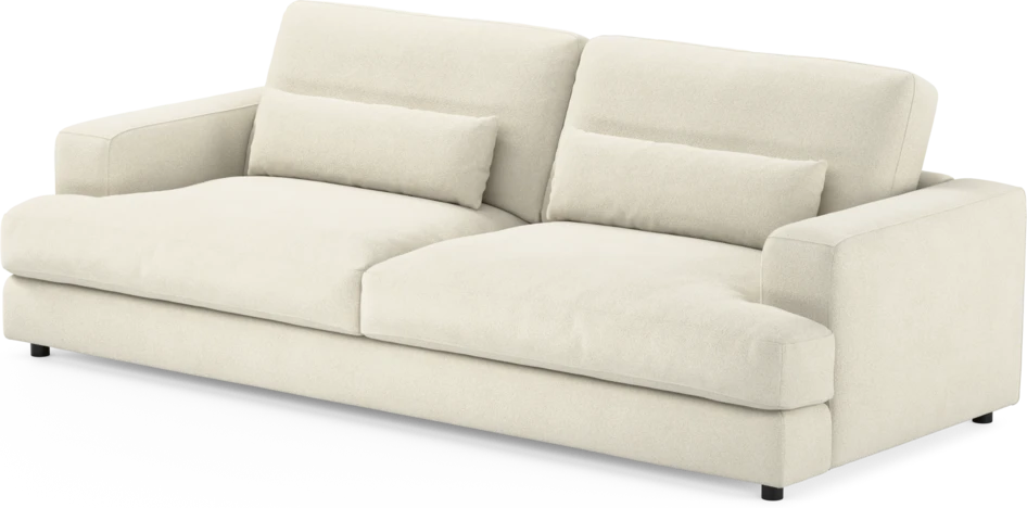 Noma - 4-sits soffa - Vit